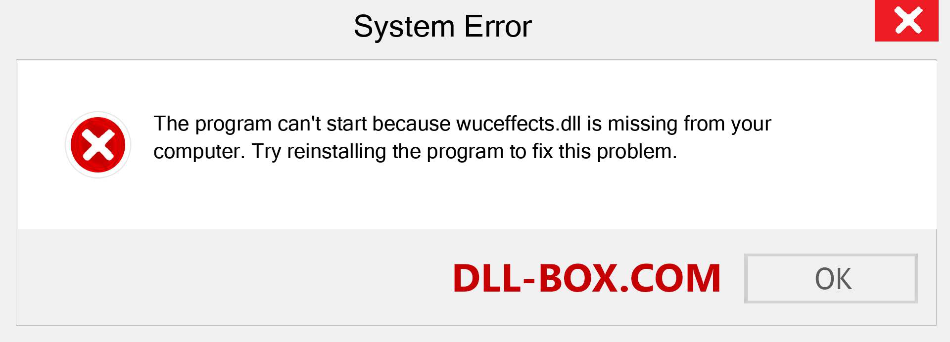  wuceffects.dll file is missing?. Download for Windows 7, 8, 10 - Fix  wuceffects dll Missing Error on Windows, photos, images