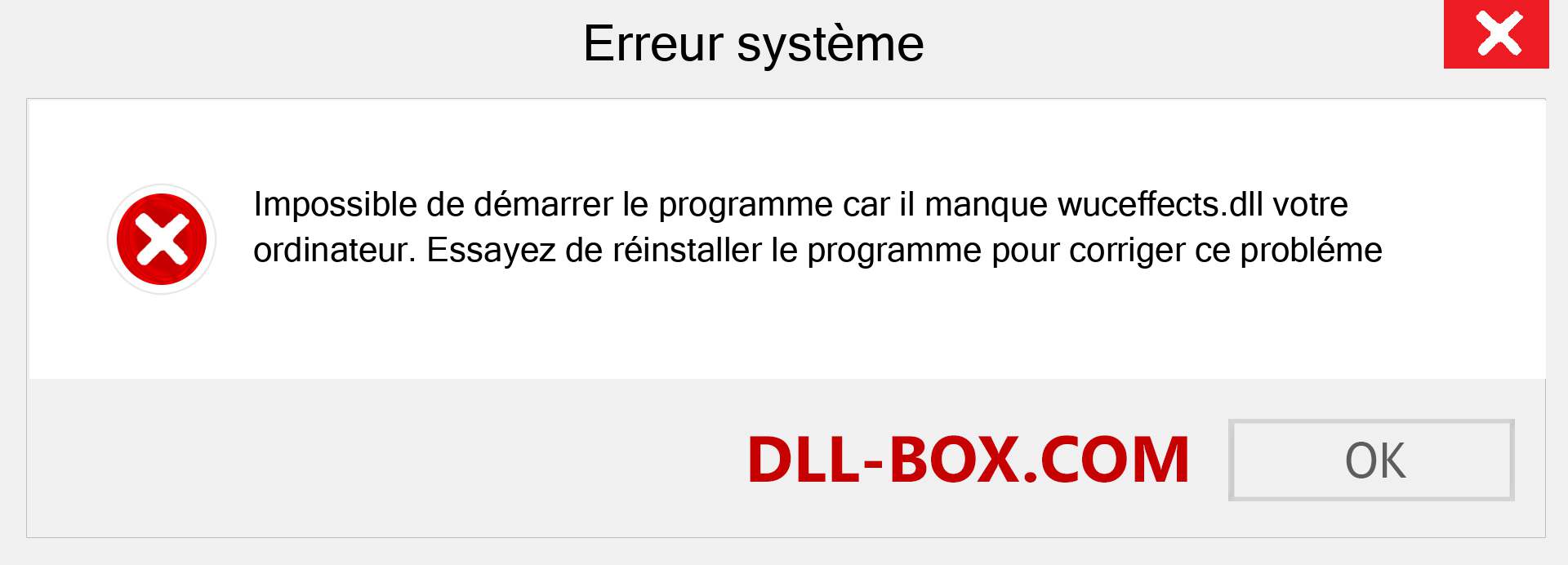 Le fichier wuceffects.dll est manquant ?. Télécharger pour Windows 7, 8, 10 - Correction de l'erreur manquante wuceffects dll sur Windows, photos, images